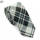 Fashion and leisure 5CM tide male and female students thin necktie, lattice polka dot stripe printing