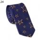 Fashion and leisure 5CM tide male and female students thin necktie, lattice polka dot stripe printing