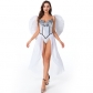 Halloween costume love angel The angel cosplay sexy swimsuit one-piece elegant skirt