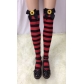 Sexy long tube with bowknot red socks Christmas doll socks thigh socks over the knee cute socks