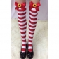 Thick sexy Christmas items, bow-knot striped Christmas stockings, stockings