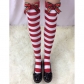 Thick sexy Christmas items, bow-knot striped Christmas stockings, stockings