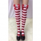 Thick sexy Christmas items, bow-knot striped Christmas stockings, stockings