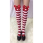 Sexy long tube with bowknot red socks Christmas doll socks thigh socks over the knee cute socks