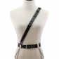 New design punk hip hop fashion women's men's belt chain trend leather pin buckle chain belt belt straps