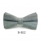 New fashion trendy bow tie for men and women, linen bow tie, groom, best man, host bow tie