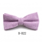 New fashion trendy bow tie for men and women, linen bow tie, groom, best man, host bow tie