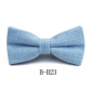 New fashion trendy bow tie for men and women, linen bow tie, groom, best man, host bow tie