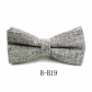 New fashion trendy bow tie for men and women, linen bow tie, groom, best man, host bow tie