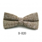 New fashion trendy bow tie for men and women, linen bow tie, groom, best man, host bow tie