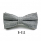 New fashion trendy bow tie for men and women, linen bow tie, groom, best man, host bow tie