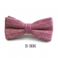 New fashion trendy bow tie for men and women, linen bow tie, groom, best man, host bow tie