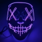 Halloween EL glow mask Black light cold mask KTV dance party led mask