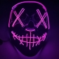 Halloween EL glow mask Black light cold mask KTV dance party led mask