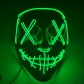 Halloween EL glow mask Black light cold mask KTV dance party led mask