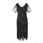 Hot sale European and American high-end sequin dress costume 1920 retro sequin dress