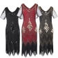 Hot sale European and American high-end sequin dress costume 1920 retro sequin dress