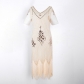 Hot sale European and American high-end sequin dress costume 1920 retro sequin dress