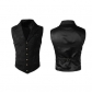 2021 new medieval retro gothic steampunk jacquard vest stage cos suit