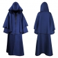 Medieval 5 colors cloak Halloween hooded robe monk robe cloak long sleeve wizard wizard death cloak