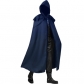 2021 winter new spot Halloween party medieval 4-color cloak Gothic men's long cloak