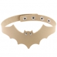 European and American jewelry little devil PU leather bat wings collar punk female neckband clavicle necklace short
