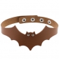 European and American jewelry little devil PU leather bat wings collar punk female neckband clavicle necklace short