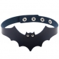European and American jewelry little devil PU leather bat wings collar punk female neckband clavicle necklace short