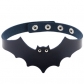 European and American jewelry little devil PU leather bat wings collar punk female neckband clavicle necklace short