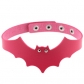 European and American jewelry little devil PU leather bat wings collar punk female neckband clavicle necklace short