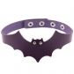 European and American jewelry little devil PU leather bat wings collar punk female neckband clavicle necklace short