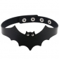 European and American jewelry little devil PU leather bat wings collar punk female neckband clavicle necklace short