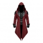 2021 New European and American Medieval Halloween Retro Splicing Jacket Male Gothic Dark Costume