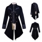 New steampunk tuxedo gothic plus size ladies jacket medieval cosplay costume