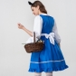 Fairy Tale Alice in Wonderland Tea Party Costume Blue Dress Stage Performance Costume