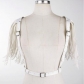 New fashion belt leather adjustable tassel shoulder strap binding belt one