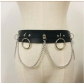 New European and American punk street dance couples personality chain decoration belt performance accessories waist chain belt
