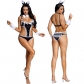 Nightclub bar party outfit cosplay bunny girl black lace sexy home one-piece sling underwear