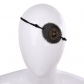 Halloween dress up props party cos pirate punk retro gear rivet clock leather one eye patch