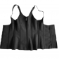 Glossy 25 steel-bone plastic top with small shoulder straps, rubber corset, waist shaping, breast support, rubber body shaping vest