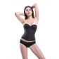 Hot sale latex smooth 25cm height shaping garment Rubber corset 9 steel bone rubber corset