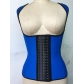 Three-layer 9 steel frame double-shoulder strap latex corset palace corset steel frame rubber corset