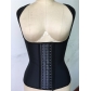 Three-layer 9 steel frame double-shoulder strap latex corset palace corset steel frame rubber corset