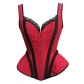 Shoulder Strap Corset Lace Edge Bone Shaped Blouse European and American Court Corset Stage Show Sexy Nightclub
