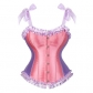 Candy-colored shapewear cute girly Japanese court corset with adjustable straps