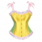 Candy-colored shapewear cute girly Japanese court corset with adjustable straps