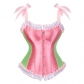 Candy-colored shapewear cute girly Japanese court corset with adjustable straps