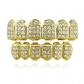 Color diamond hip-hop braces Grills for men and women with diamond-studded six-tooth vampire fangs accessories