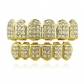 Color diamond hip-hop braces Grills for men and women with diamond-studded six-tooth vampire fangs accessories