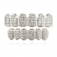 Color diamond hip-hop braces Grills for men and women with diamond-studded six-tooth vampire fangs accessories